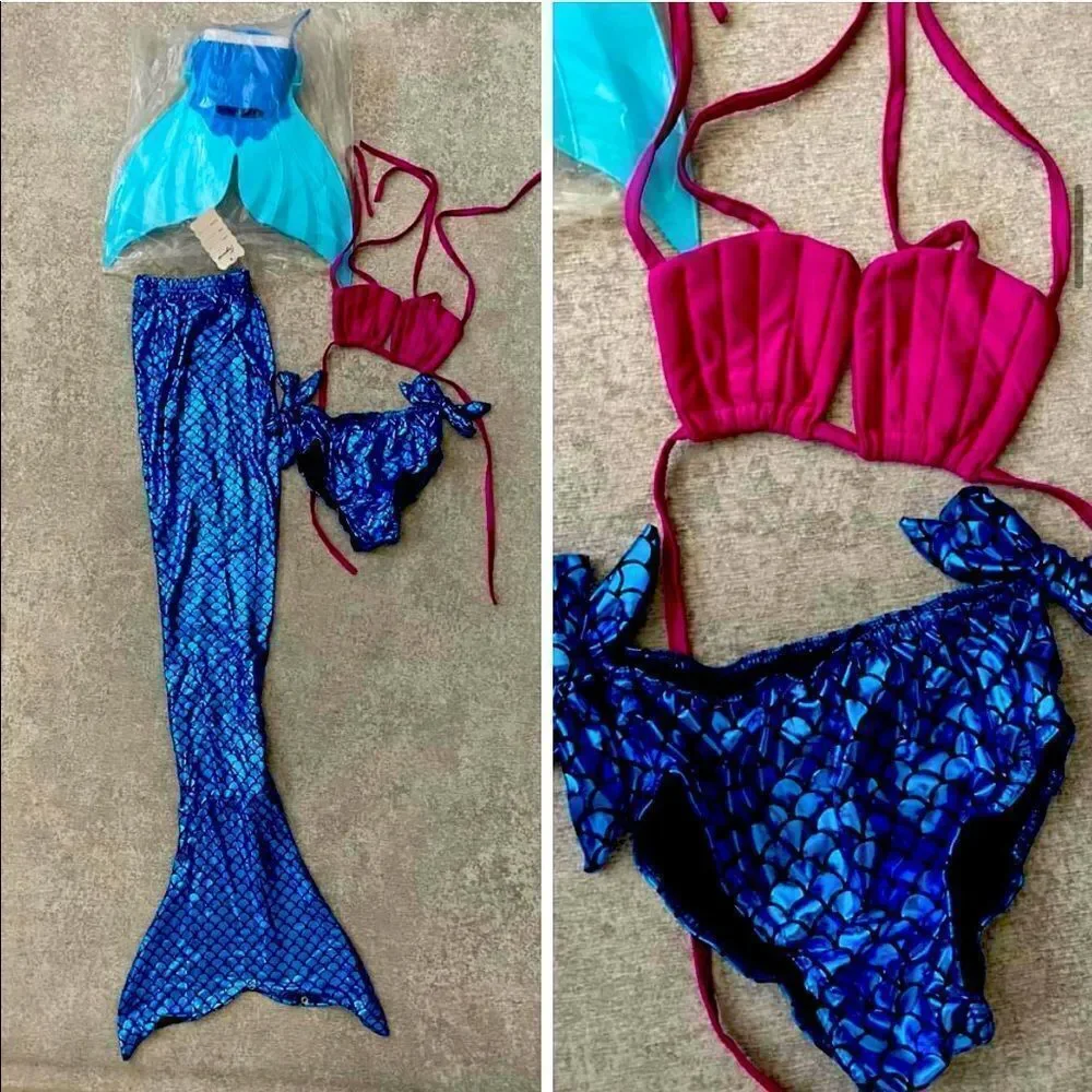 ❌last deal❌Mermaid swimsuit set